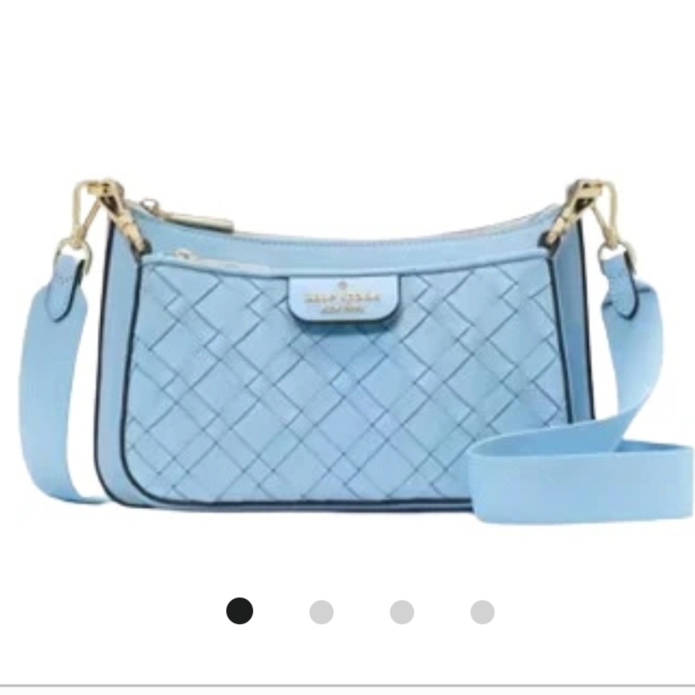 Kate Spade New York Duet Woven Leather Crossbody